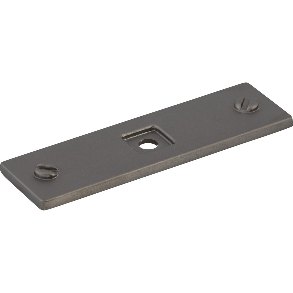 Top Knobs TK741AG Channing Backplate 3 Inch - Ash Gray