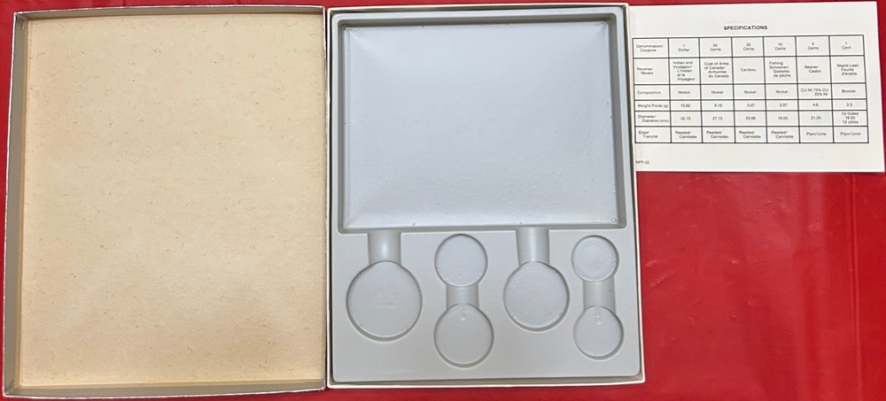 1984 Canada Specimen Set Plus COA & Box
