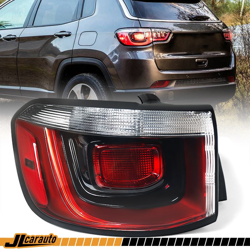 Left Outer Tail Light For Jeep Compass 2017-2020 Halogen Brake Lamp Driver LH