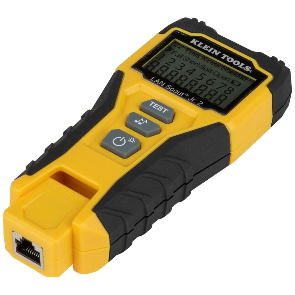 200 Cable Tester with Backlit LCD - Comprehensive Ethernet Testing Made Easy