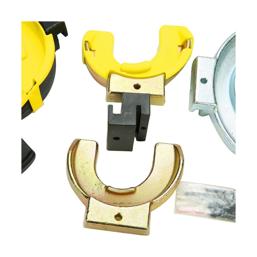 8MILELAKE Macpherson Strut Spring Compressor Kit Interchangeable Fork Coil Ex...