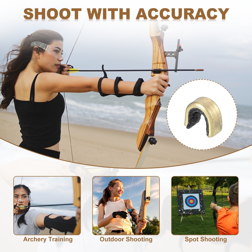 30 Pcs 6x3mm Bow String Nocking Points Black