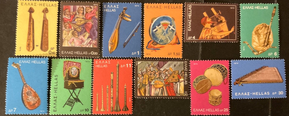 Greece Scott #1158-69 never hinged