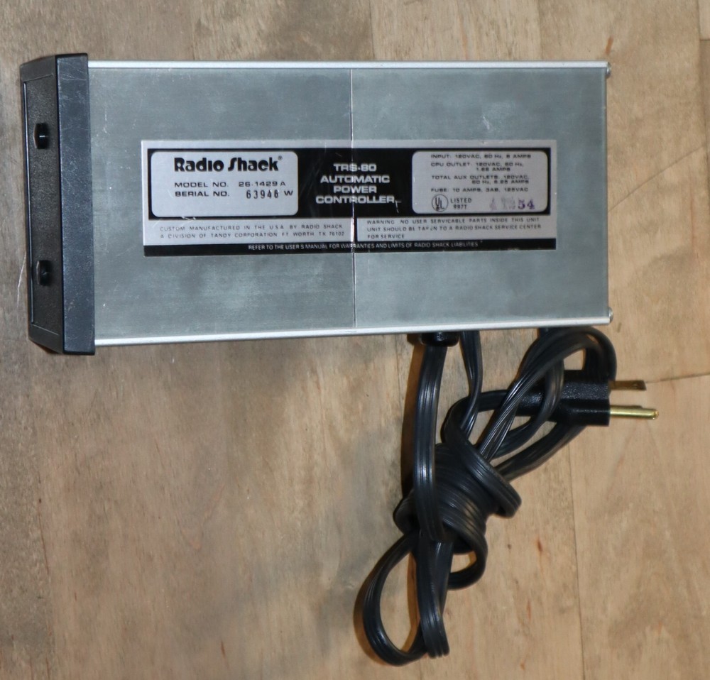 Radio Shack TRS-80 | Automatic Power Controller Power Supply - Partially Working