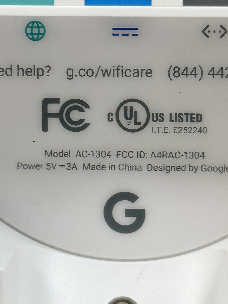 Google AC-1304 Wireless Mesh Router Fast Shipping