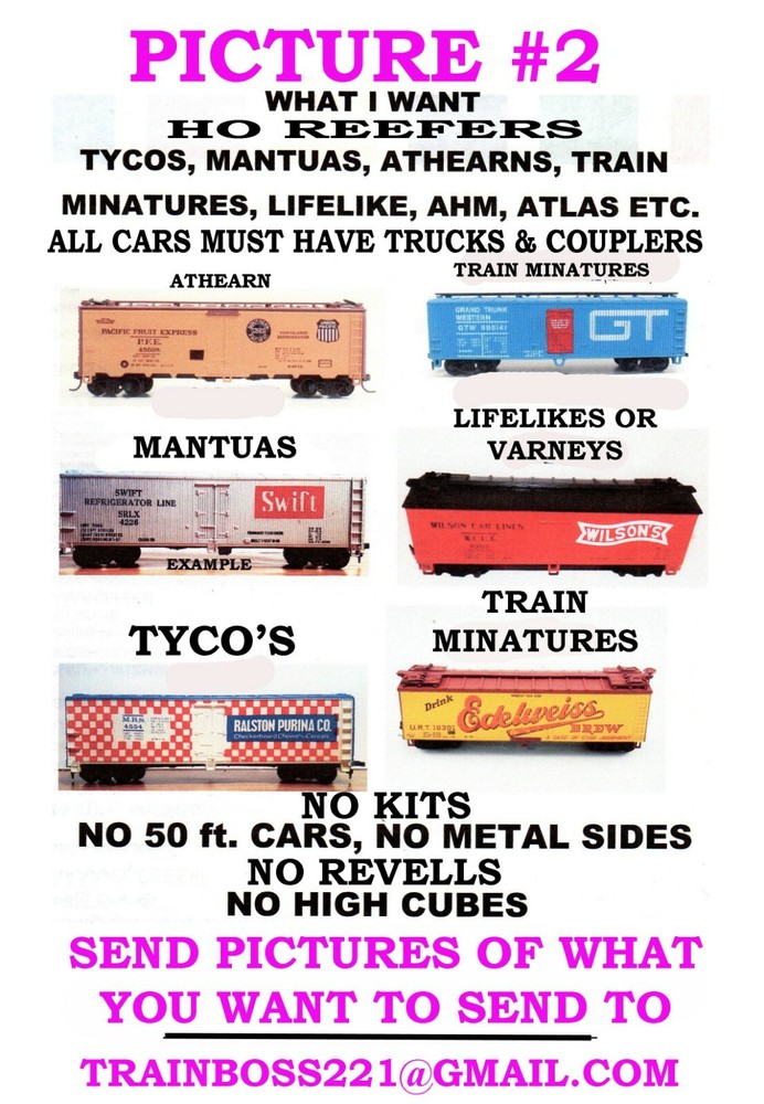 HO SCALE CUSTOM LETTERED ROUNDHOUSE TOMAH SALMON REEFER. 🐟🐟🐟🐟