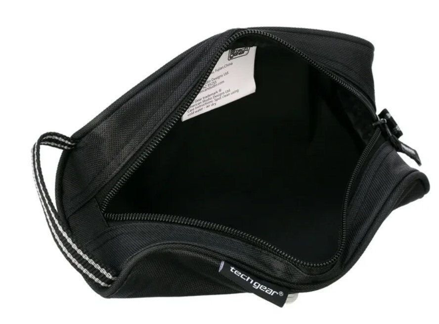 New Black Techgear Pencil Case 8x3.5x2.5