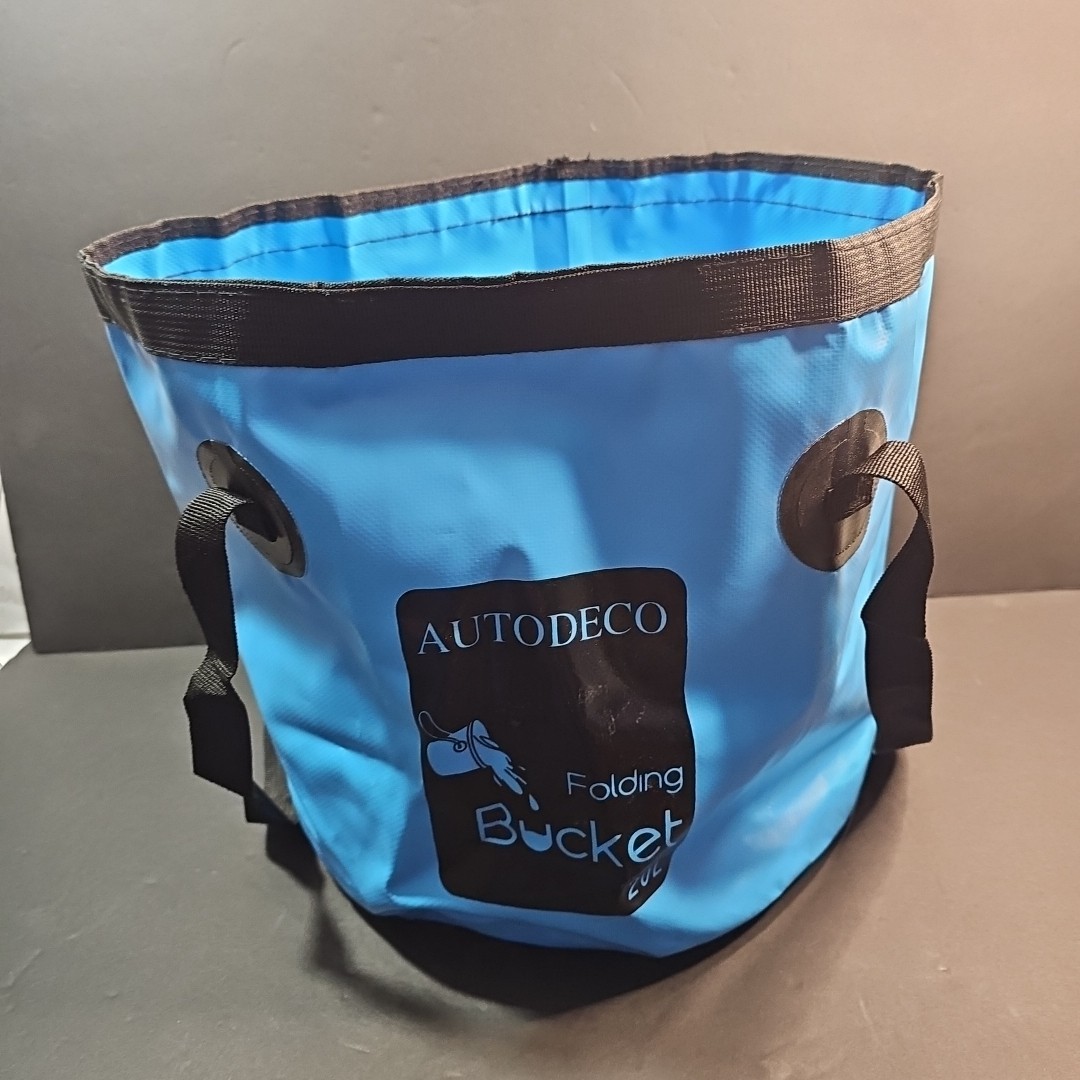 20 Liter Collapsible Bucket Folding Water Container Handle Wash Basin Camp Farm