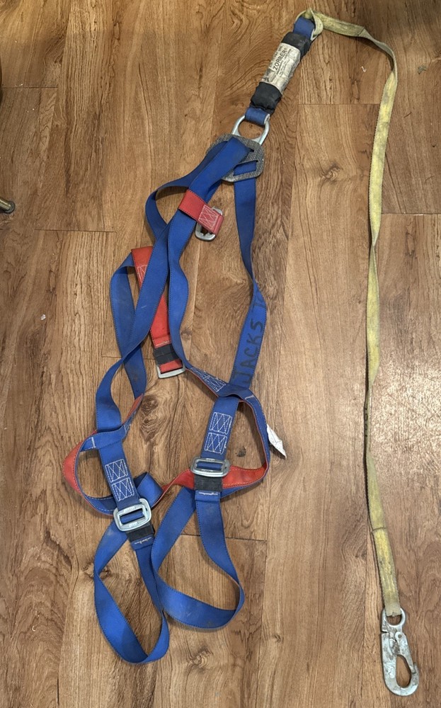 BASHLIN 140-DS TREE CLIMBING SPIKES WITH HARNESS ABE HARD HAT