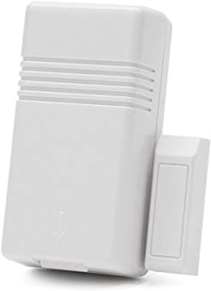 Ademco Compact White Door/Window Transmitter with Magnet for Enhanced Security