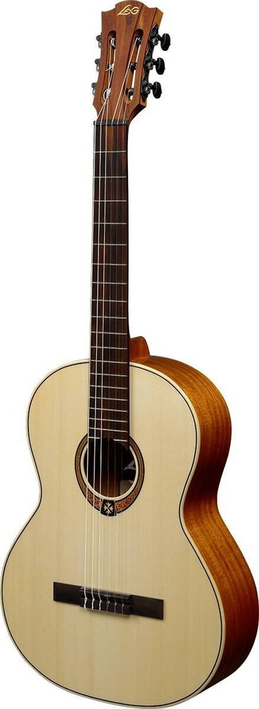Lag 88 OC88 Classical Guitar with Case, 4/4, Nylon Strings