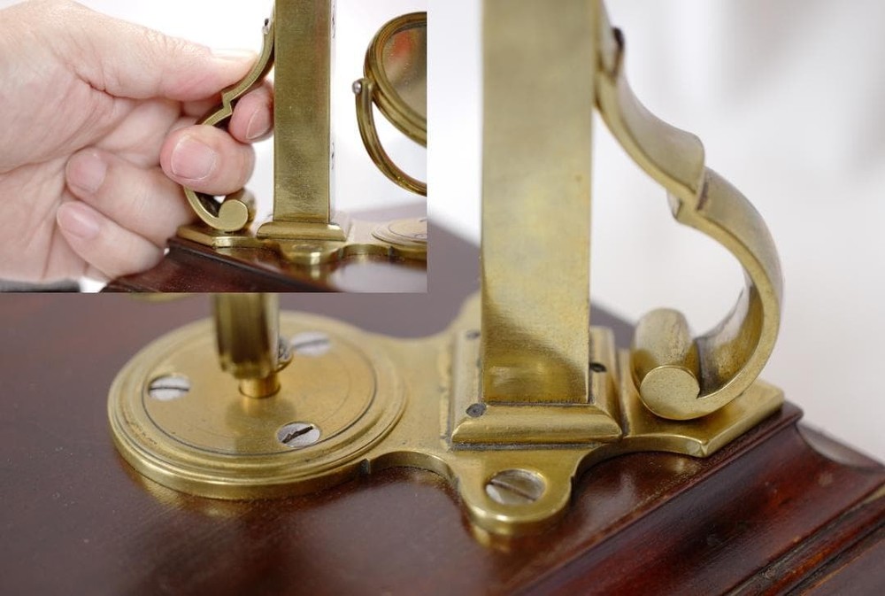 microscope antique collectible John Cuffe's compound microscope Maltese cross
