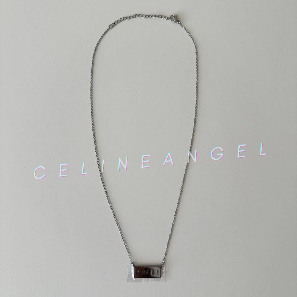 Weekends with Adele Silver Hello Necklace Caesars Palace Las Vegas