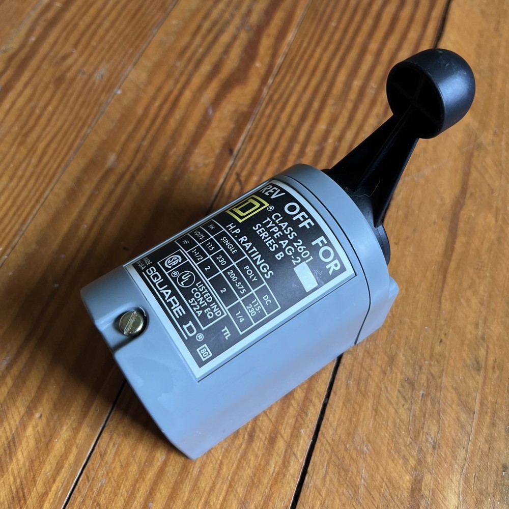 NOS SQUARE D 2601 AG2 Reversing Drum Switch, No Box