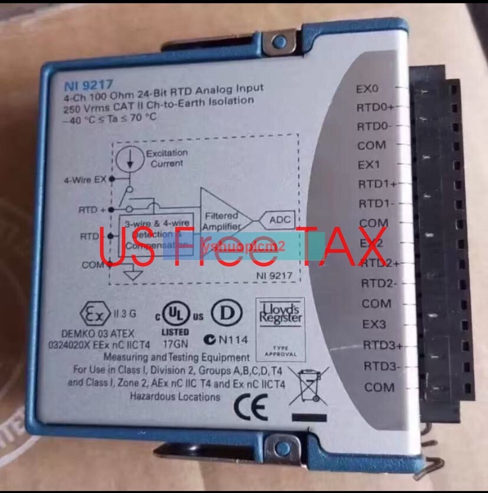 National Instruments NI 9217 cDAQ Temperature / RTD Input Module