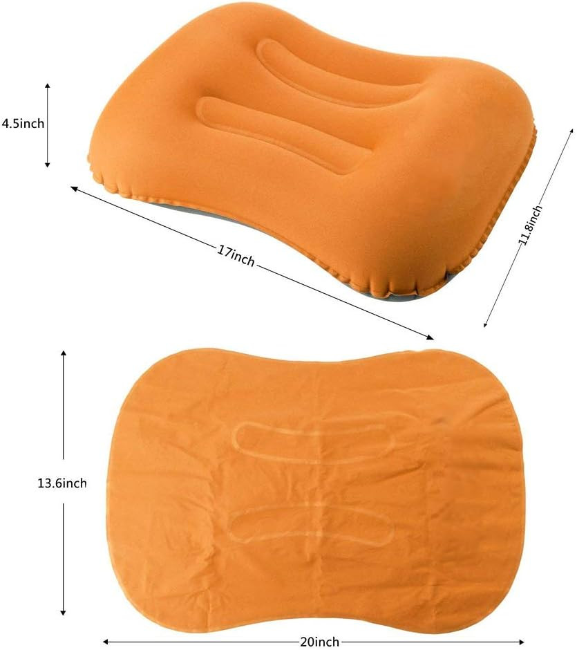 Ultralight Inflatable Camping Pillows - Compressible, Compact, Inflatable, Comfo