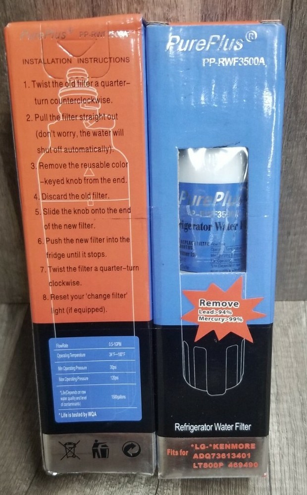 PurePlus PP-RWF3500A HIGH CAPACITY REFRIGERATOR WATER FILTER