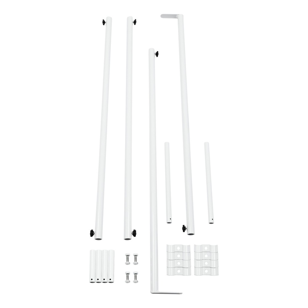 DJ Light Stand System - 7x8ft Aluminum Truss for Stage Lighting Support