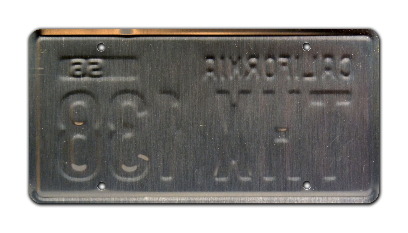 American Graffiti | Screen Accurate | THX 138 | Metal Stamped Prop License Plate