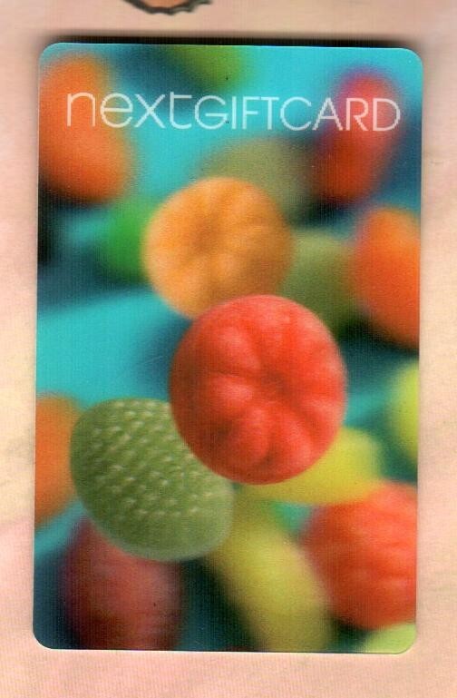 NEXT Hard Candies ( 2011 ) Lenticular Gift Card ( $0 )