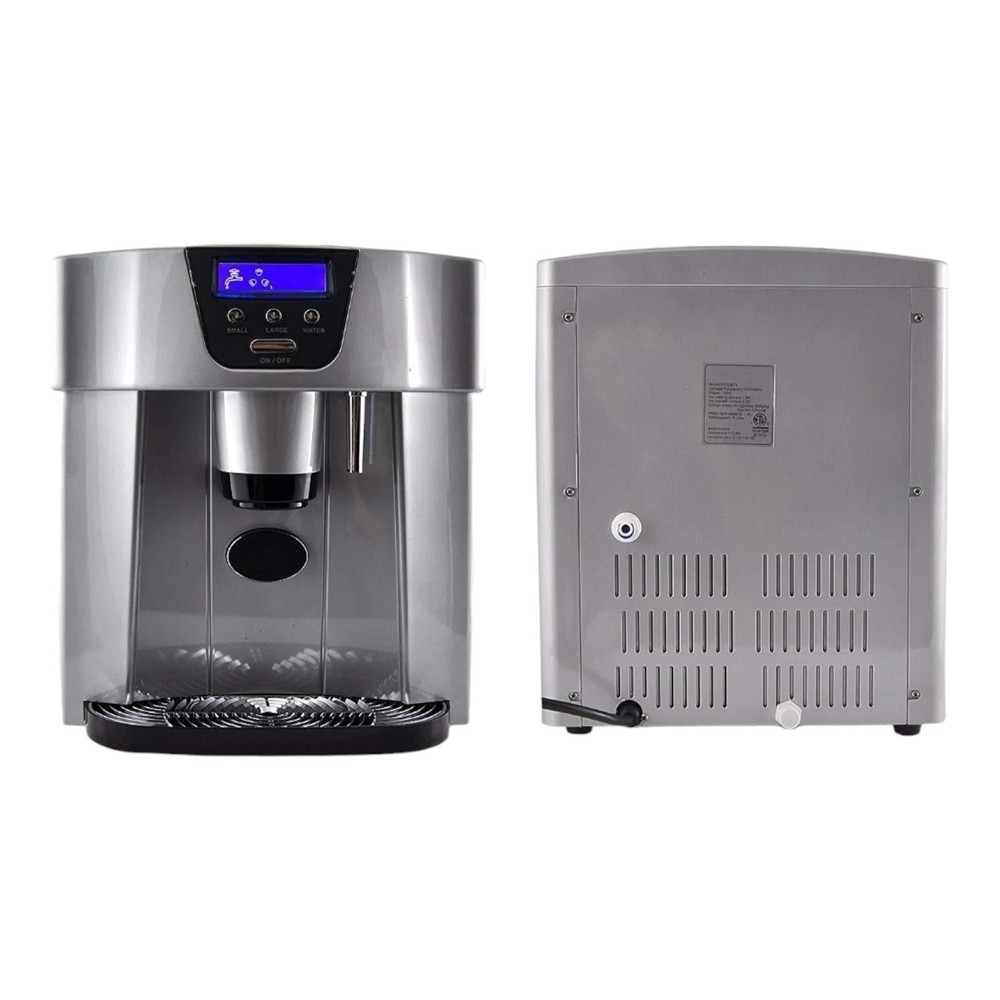 NutriChef Countertop Ice Cube Maker Machine & Dispenser - Kitchen PYLE PICEM-75