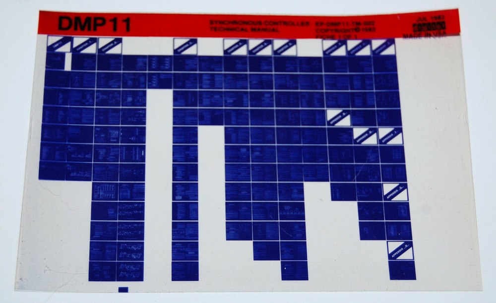 DEC DMP11 Synchronous Controller Technical Manual, Microfiche