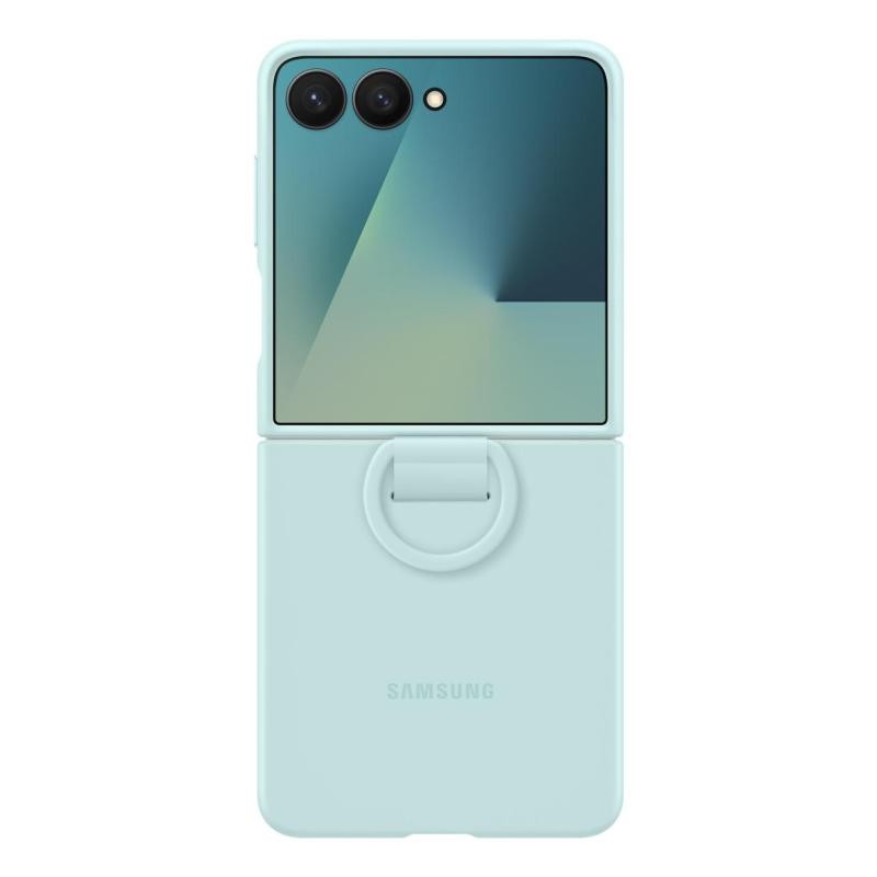 Samsung Galaxy Z Flip7 Ring Case (Silicone) Mint