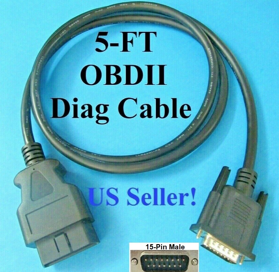 OBD2 OBDII Cable Compatible with Autel MaxiCheck & MaxiCheck Pro Scanner Tool