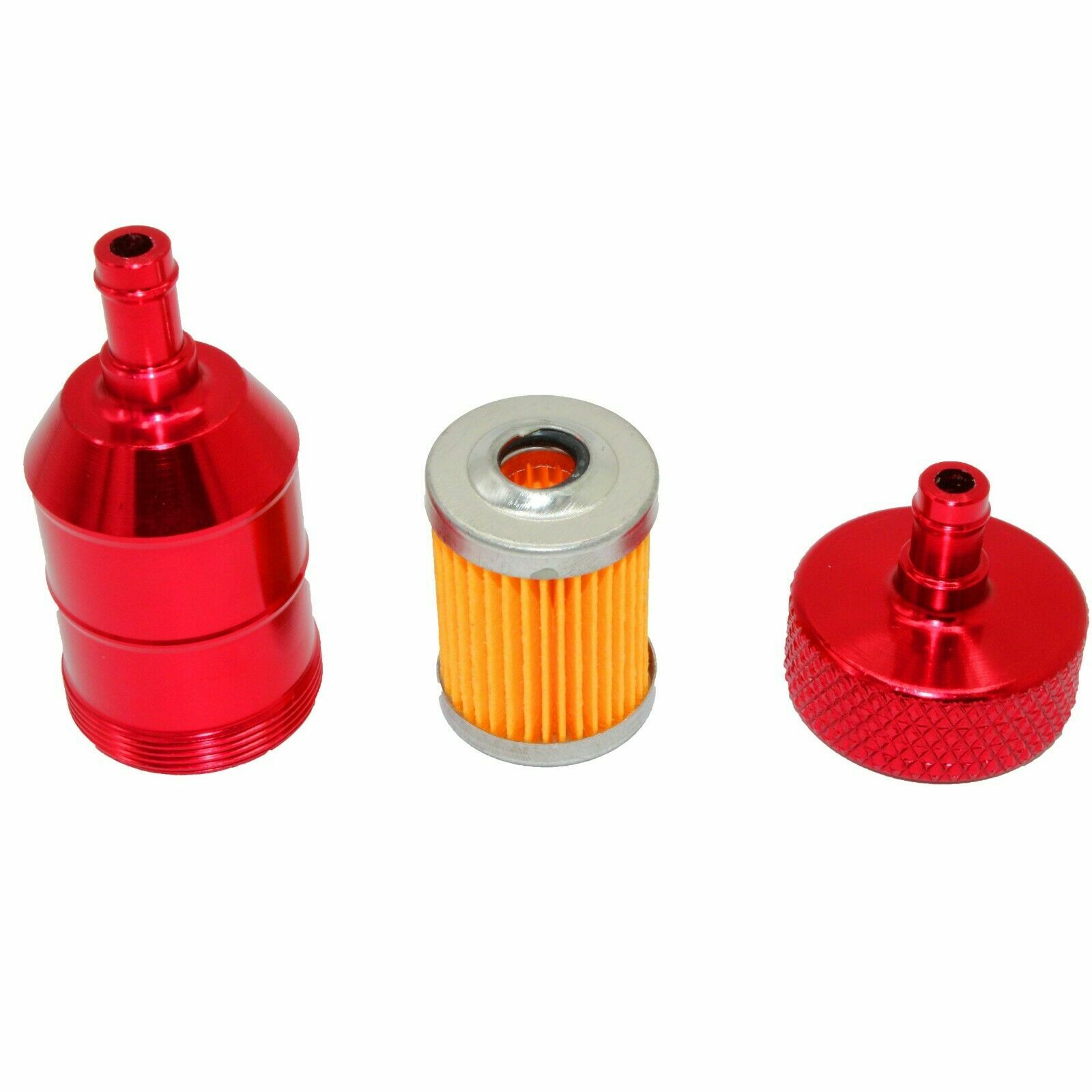 RED CNC ALUMINUM FUEL GAS FILTER FOR HONDA PIONEER 500 700 1000 700-4 1000-5
