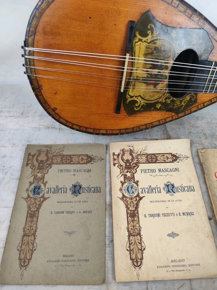 Luigi Cavani 1890 Voghera 4/4 Mandolin 曼陀林 만돌린マンドリン Rustic Cavalry