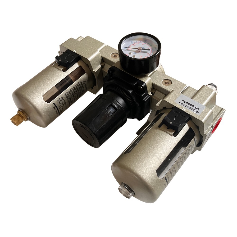 0.75in G1/2 Filter Regulator Control Moisture Trap Lubricator for Air Compressor