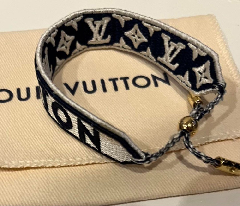 Louis Vuitton Buddy LV Monogram Logo Bracelet