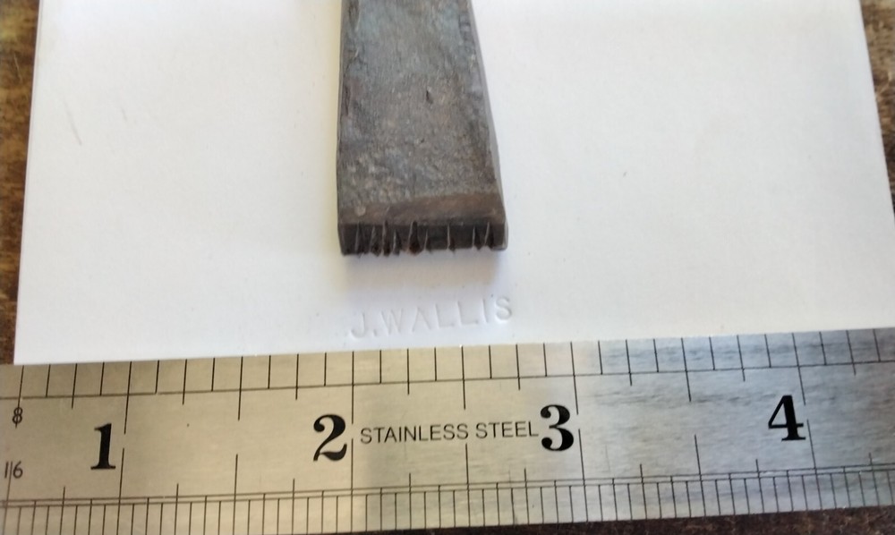 CARPENTERS NAME STAMP J.WALLIS