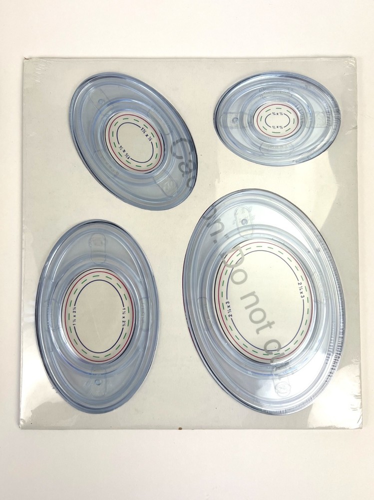 Creative Memories Circle & Oval Cutting Patterns Templates NIP 2000