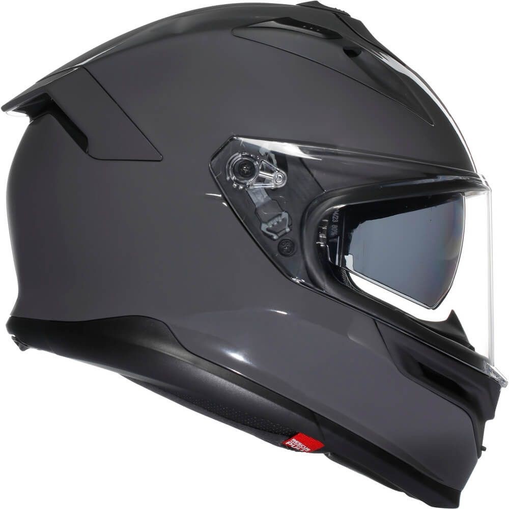 Agv K7 Solid Gloss Grey Evo, Full Face Motorcycle Helmet, ECE2206! Fast Shipping