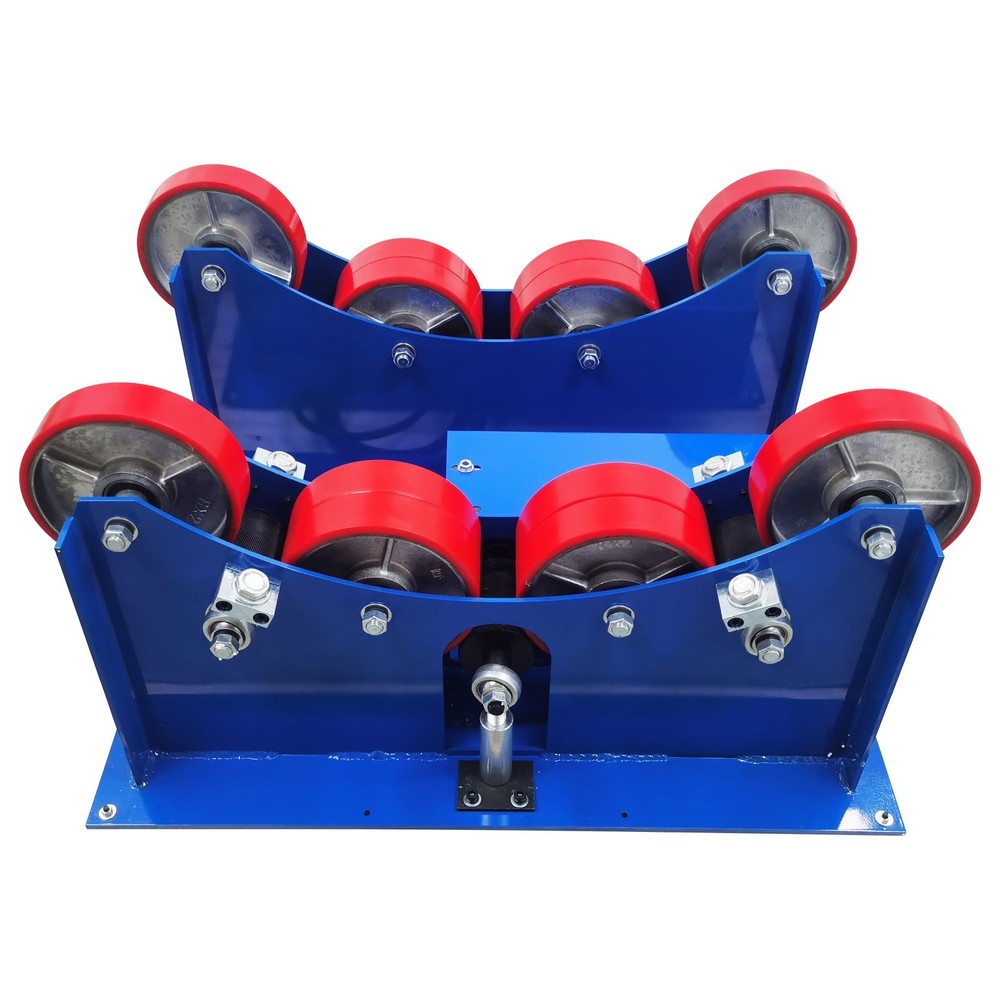 3Ton/ 6600lb Welding Tunning Roller Remote Controller Four Rubber Wheels 220V
