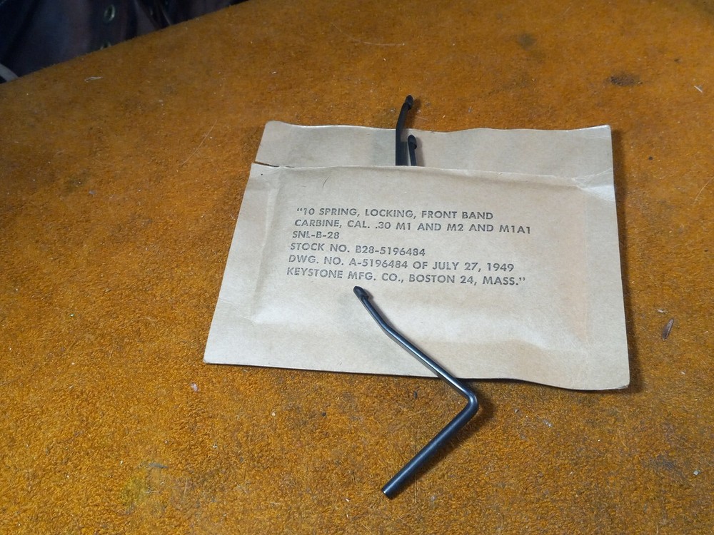 M1 Carbine Front Band Spring USGI NOS