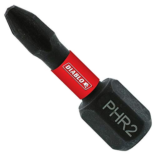 Diablo DPH2R1P2 1" Phillips Drive Bits for Drywall (2-Pack)