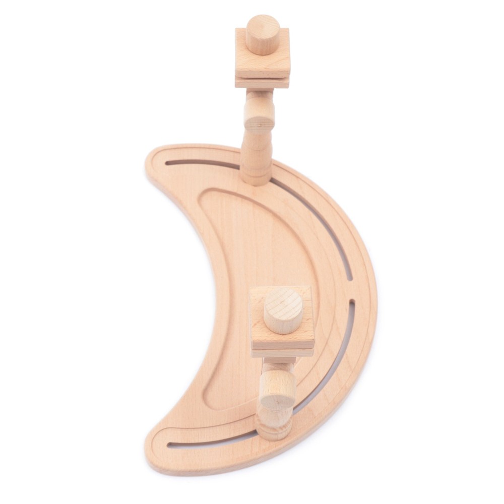 Moon Shape Embroidery Stand Adjustable Angle Desktop Frame for Needlework Craft