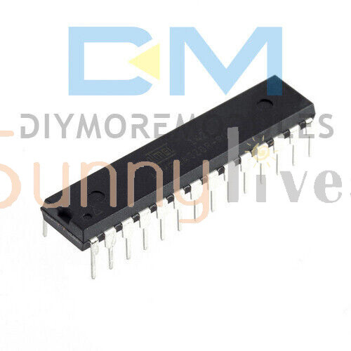 IC ATMEGA328P-PU ATMEGA328P DIP28 Microcontroller ATMEL + 28Pin Narrow IC Socket