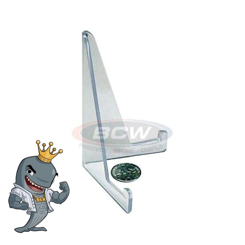 5 Pack BCW Clear Small Card Stand FREE SHIP