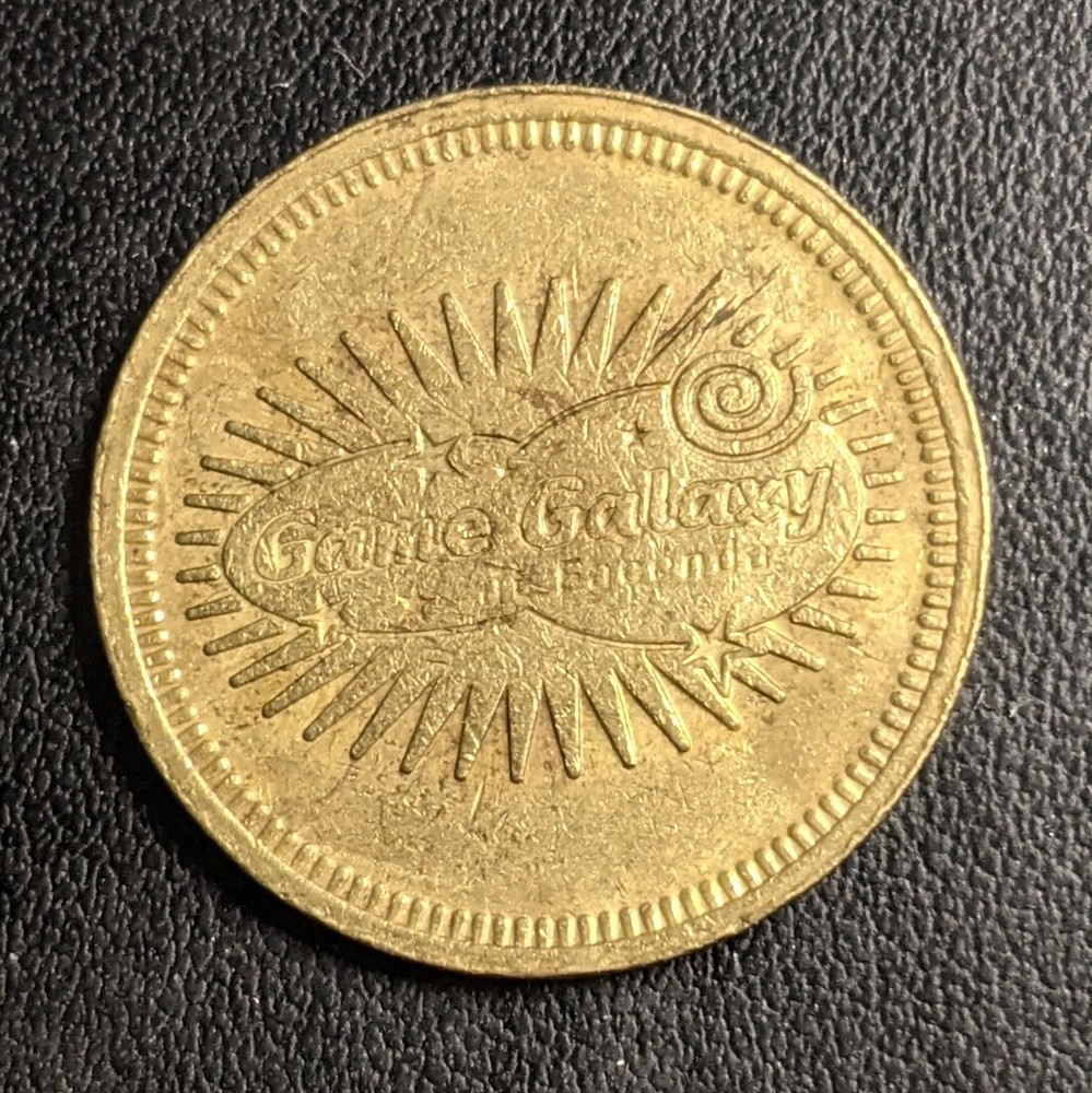 Game Galaxy Logo - Arcade Game Token