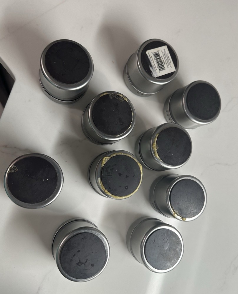 Spice Rack Organizer With Magnetic Containers