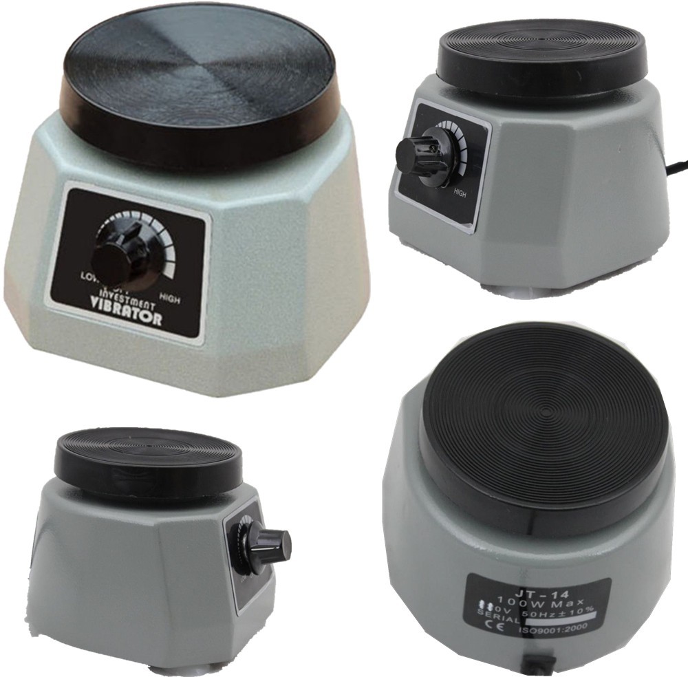 Dental 4" Round Vibrator Shaker Variable Speed Lab Pouring Models Oscillator US