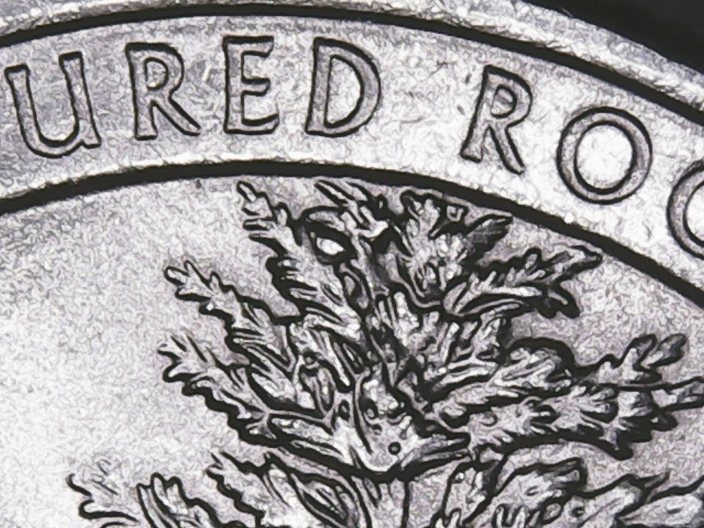 2018 p Pictured Rock ATB Quarter with Die Chips Mint Error.