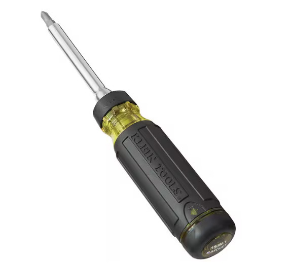 Klein Tools 15-in-1 Multi Bit Screwdriver, Ratcheting