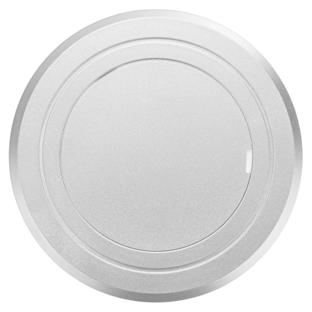 1-Pack Access Panel for Drywall, 3x3 Inch Round Plastic Removable [Silver Tone]