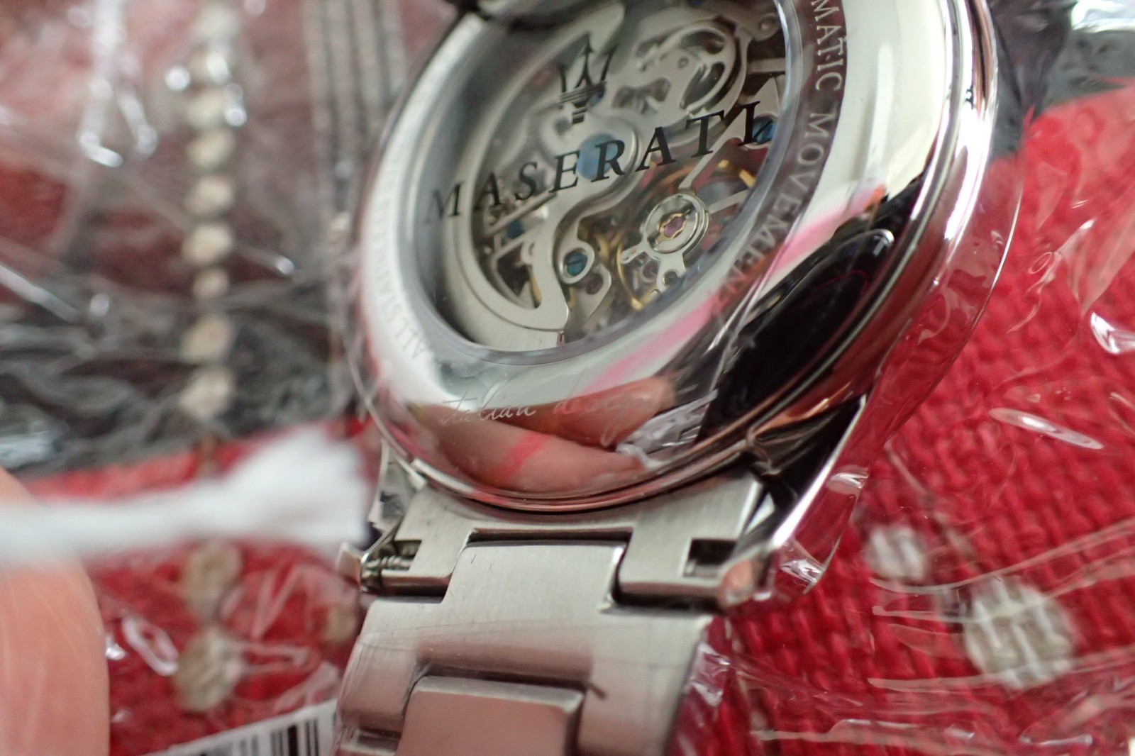 Maserati R8823125001 Men's Tradizione White Dial Automatic Watch unique box/tag