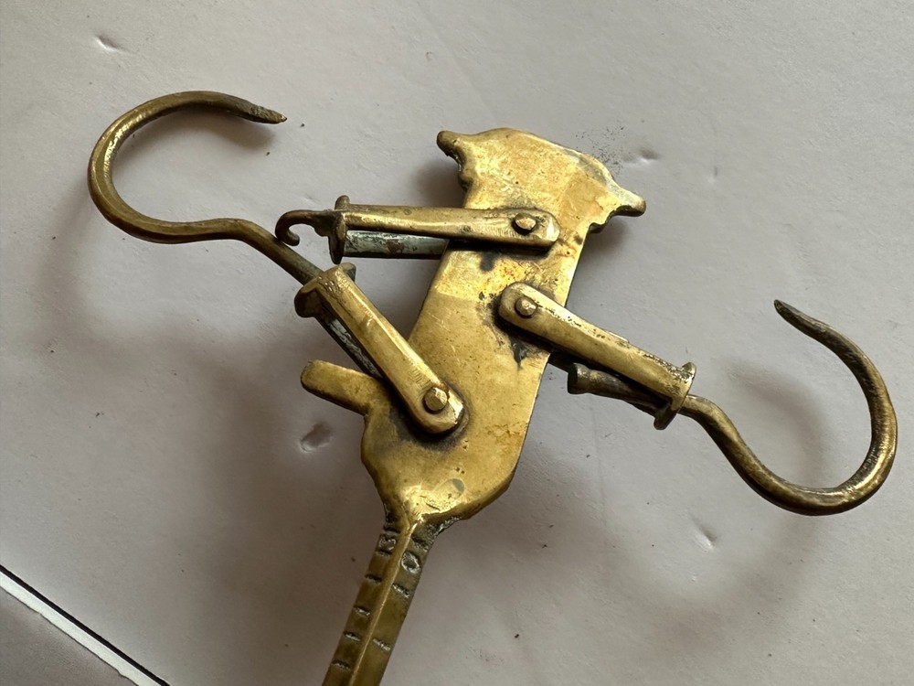 Antique Brass Hanging Balance Scale