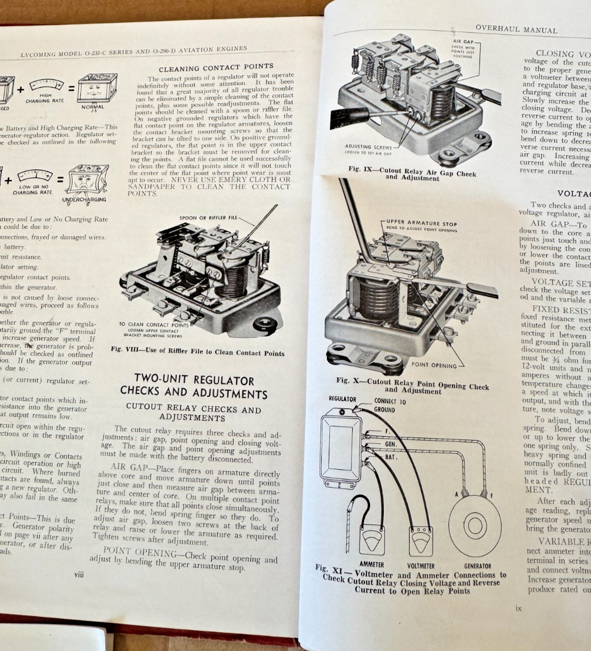 Original Lycoming 0-235 & 0-290 OH Manual 3rd Ed & O-320-B Parts -1960 Edition